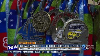 A Fight for the Finish Line: Kids battling illness awarded running medals