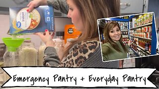 Emergency Pantry + Everyday Pantry | Food Storage *RESTOCK*| Prepping