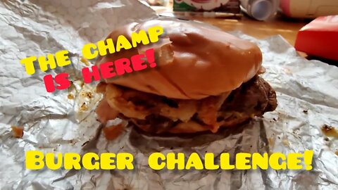 Burger Challenge | New Champion | Wendys Carls Jr Hardees | Metal Detecting | Treasure | Food