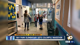 Bay Park Elementary gets colorful makeover