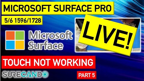 Microsoft Surface Pro 5 4 6 Touch Keyboard not working after BIOS Flash issue. Part 5