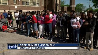 School assembly promotes safety as summer nears