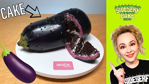 How to make a hyperrealistic eggplant cake