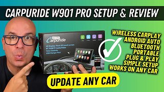 Carpuride W901 Pro Setup & Review | Add Infotainment to ANY CAR!
