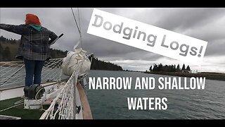 Heading NORTH To The SAN JUAN Islands Through Very NARROW And SHALLOW Channels!