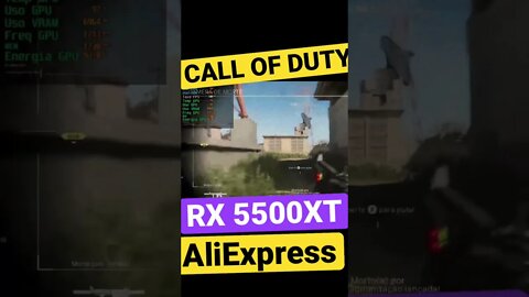 🔥🔥Call of Duty RX 5500 XT 51 RISC ALIEXPRESS- Ficou Top 🔥🔥