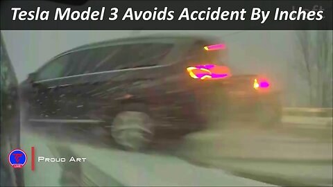 Tesla Model 3 Avoids Accident By Inches Caught On Tesla Camera | TeslaCam Live