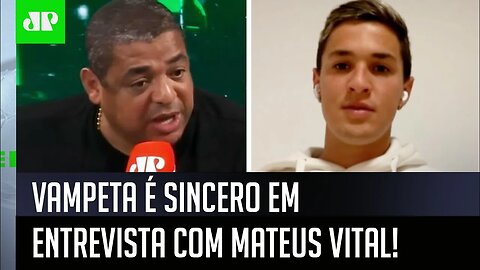 "No Corinthians, o seu DEFEITO era..." Vampeta É SINCERO com Mateus Vital em entrevista!