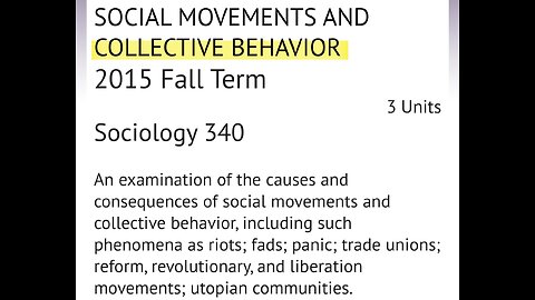 Social Movements = SOCIALISM