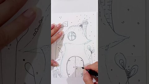 Desenho Fácil para Iniciantes: Cogumelo 🍄 #shorts