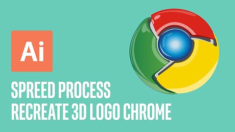 Speed Process Recreate 3d Logo Chrome
