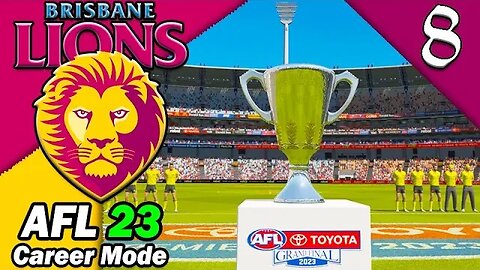 BRISBANE MAKE THE GRAND FINAL! AFL 23 Brisbane Lions Management Career Gameplay #8