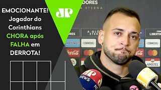 NOSSA! Jogador do Corinthians CHORA ao DAR ENTREVISTA após FALHA na DERROTA para o Del Valle!