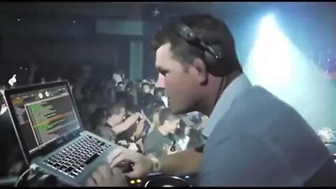 Ex UFC middleweight champ Michael Bisping DJ’ing to a crowd