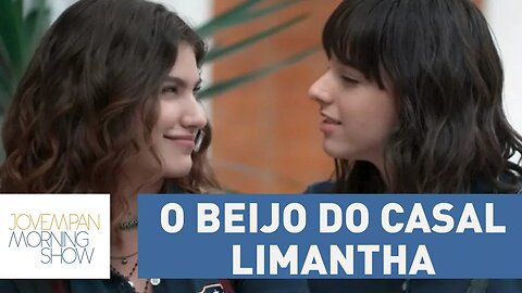 "Malhação" exibe o tão esperado beijo do casal "Limantha", das personagens Lica e Samantha