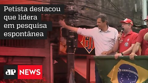 Haddad cumpre agenda em Brasilândia e afirma: "Vamos virar esses votos e ganhar a eleição"