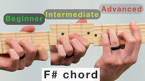 F sharp chord on guitar 🎸 How to play the F# or Gb chord on guitar 🎸 lesson tips tutorial learn