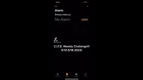 1st C.I.T.E. Weekly Challenge!!! 9/12 - 9/18 2022!