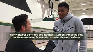 It's all Greek with Giannis Antetokounmpo in one-on-one interview with TODAY'S TMJ4