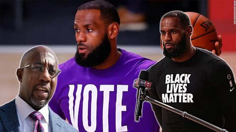 LeBron James endorses RADICAL Democrat in election to make your life WORSE and plays the RACE CARD!