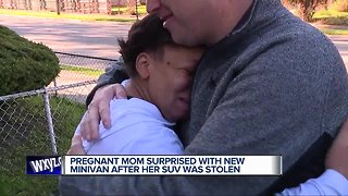 Pregnant Detroit mom whose SUV was stolen receives flurry of community support