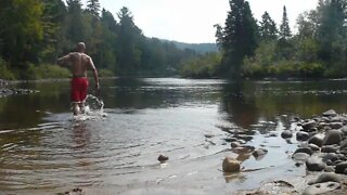 Swiming in The River