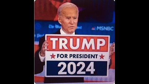 BIDEN SAYS RE-ELECT TRUMP