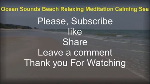 Relaxation Sound Beach Relaxing Meditation Calming And Felling Nature Sounds Ocean