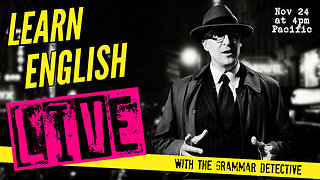 English Teacher Livestream Grammar Show