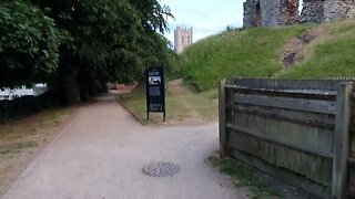 walking around Christchurch Castle 19th June 2023