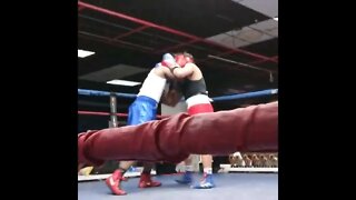 Golden Gloves! Jacob Alonso (Red Trunks) vs. Ty'rius Chambers. Alonso declared the winner