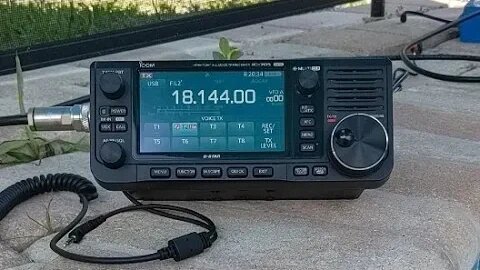 Poolside HF With The Icom IC-705, Memorial Day 2022