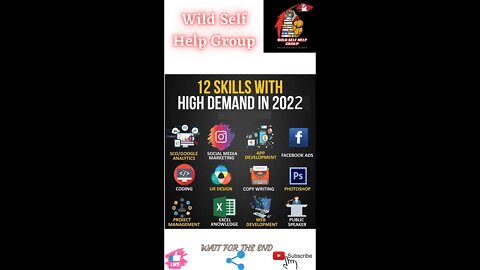 🔥12 skills with high demand in 2022🔥#shorts🔥#viralshorts🔥#motivation🔥#wildselfhelpgroup🔥