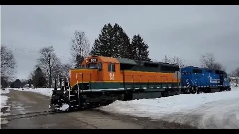 Moving Power, Then A Behind The Scenes Look At The Ski Jumps! #trains #skijumping | Jason Asselin