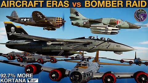 Which Era Of Aircraft Can Intercept A US WWII Bomber Raid Most Efficiently? | DCS