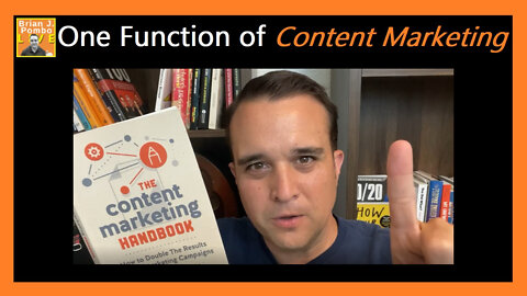 One Function of Content Marketing 📚