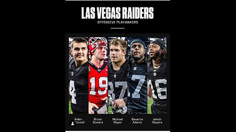 LV Raiders Draft Offensive Game-Breaker, NFL Draft 6 QBs and 24 Offensive Player Total in Round 1
