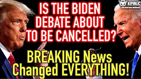 IS THE BIDEN DEBATE ABOUT TO BE CANCELLED?! BREAKING NEWS JUST CHANGED EVERYTHING!