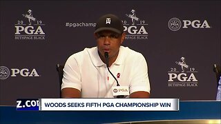 Tiger Woods lays out schedule thoughts as he seeks fifth PGA Championship title