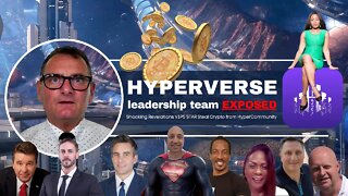 HyperVerse Leadership Team Exposed, Shocking Revelations VIP5 STAR Steal Crypto from HyperCommunity