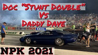 Street Outlaws No Prep Kings - Hebron, OH: Doc (Stunt Double) vs Daddy Dave