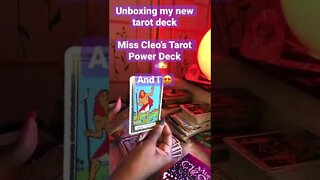Unboxing Miss Cleo Tarot Deck Tarot Short