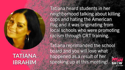 Counter Culture Mom Show w/ Tina Griffin- Tatiana Ibrahim Fights CRT at School Board Meeting 9/23/21