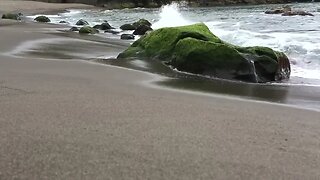 Sea waves & beach drone video Free HD Video
