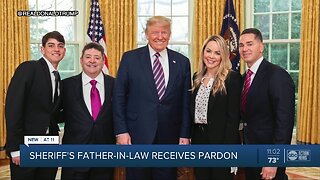 HCSO Sheriff Chronister and Bucs legend Derrick Brooks witness Trump pardon Eddie DeBartolo Jr. at White House