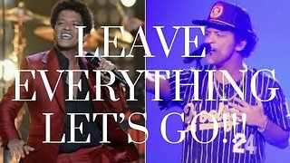 Bruno Mars And Band Members Left All Their Gear In Israel Not Able To Perform At Grand Prix