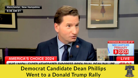 Democrat Candidate Dean Phillips Went to a Donald Trump Rally