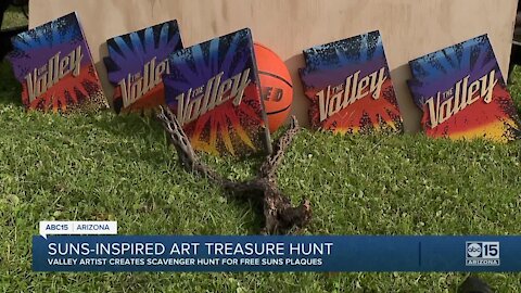 Valley artist creating custom Phoenix Suns 'The Valley' signs