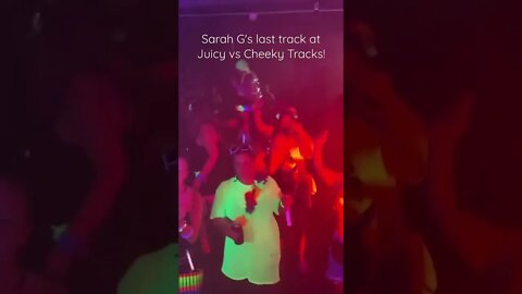 🎵 Sarah G @ Juicy vs Cheeky Tracks on Saturday! 🎵