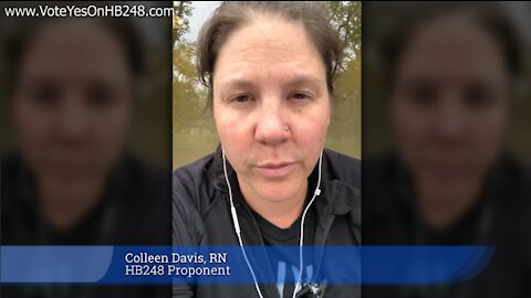 Ohio House Bill 248, Colleen Davis, RN Proponent Testimony